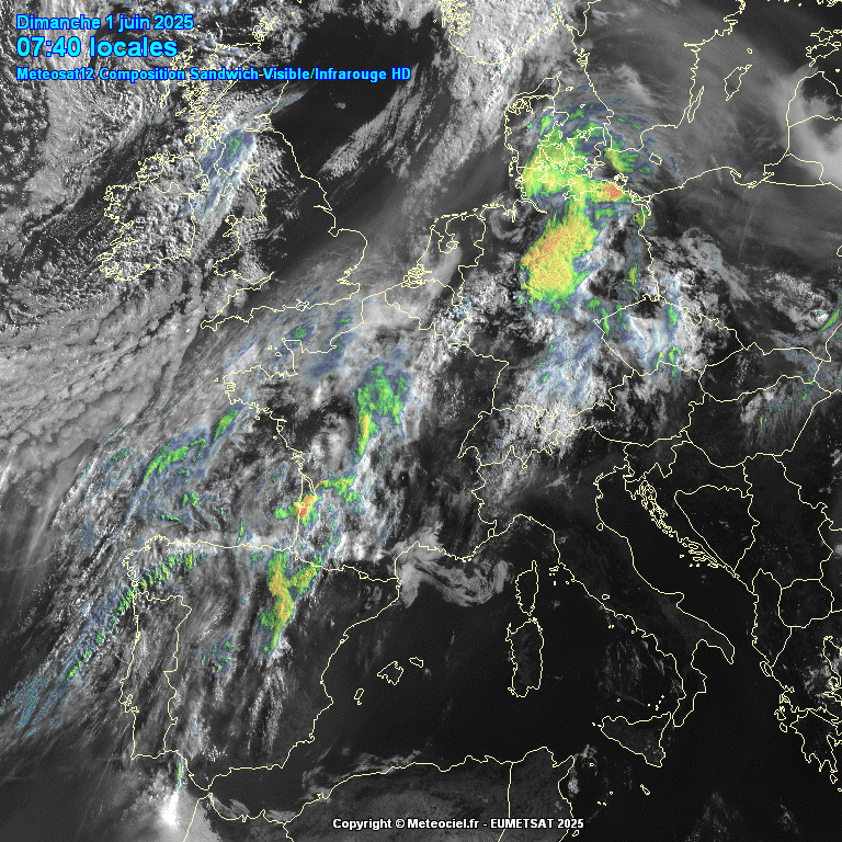 Animation satellite Europe