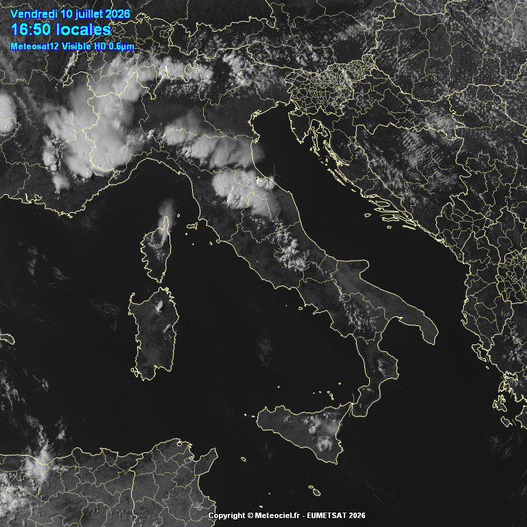 Animazione satellitare Italia — Meteociel
