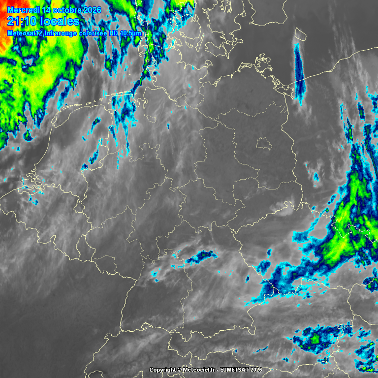 Meteociel Observations Satellite Images Satellite Infrarouge Et Visible